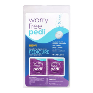 Worry Free Pedi Pedicure Sanitizing Tablets