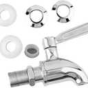 Iced Beverage Dispensers, Spigot for Beverage Dispenser Spigot Replacement 16mm 304 Stainless Steel Water Dispenser Juice Dispenser Spigot for Barrel Fermenter Wine Beer