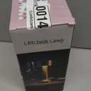 HPUFKOT Portable LED Table Lamp, 3Levels Brightness Metal Desk Lamp,3 Color Touch Control Rechargeable Lamp, Ideal Bedside Lamp for Nightstand,Bedroom, Living Room (Silver)