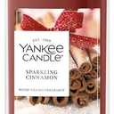 Yankee Candle Medium Pillar Scented Candle with up to 115 Hour Burn Time, Premium Plant Wax Blend for Consistent Burn, 14.25 oz Pillar Candle with Room Filling Fragrance, Sparkling Cinnamon