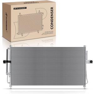 A-Premium Air Conditioning A/C Condenser Compatible with Nissan Frontier 2003-2004, Xterra 2003-2004, 2.4L 3.3L, Replace# 3100, 921001Z600