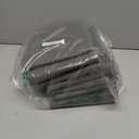 Under Bed Storage Bins - Pack Of 4 Under The Bed Storage Containers For Clothes, Blankets, Winter Clothing, & Shoes - Underbed Storage Containers With Handles, Dual Zippers, & Clear Top (Gray)