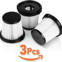 2 x 3 Pack IW3511 Handheld Vacuum Pre-Motor Filter For Shark IW3511 IW1120 IW1111 Detect Pro Lightweight Cordless Stick Vacuum Cleaner BU3521, BU3120, BU3520C