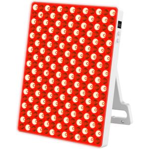 Red Light Therapy with Timing and 180 Adjustable Stand, Deep 660/850nm Near Infrared& Red Light Therapy Panel for Face Body, Skin Care, Home LED Therapy Lamp for Pain Relief of Muscles Joints,234LEDs (White)