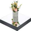 12pcs Acrylic Square Mirror Centerpieces for Tables,12" x 12" Bulk Mirror Tray Candle Holder Tray, 2mm Thick Mirrors Tiles for Dining Table, Wedding Decoration, Christmas Decoration