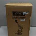 Commercial Heavy Duty Cast Iron Hand Press Manual Orange Citrus Lemon Lime Grapefruit Pomegranate Fruit Juice Squeezer Machine with Stainless Steel Cup Red