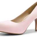 DREAM PAIRS Tiffany Women's Classic Elegant Versatile Low Stiletto Heel Dress Platform Pumps Shoes (5.5)