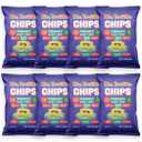 Mr. Tortilla Protein Keto Chips - Dairy Free, Keto Friendly Tortilla Chips Protein Snacks, 3 Net Carbs Per Serving, 10g Protein per Bag, Low Carb (Multigrain 2 oz Bags, Pack of 8) (2 Ounce (Pack of 8))