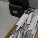 Knife Set with Block, FOHERE Stainless Steel Knife Block Set with Advanced Self Sharpening Technology, 14 Pieces Waved Texture Kitchen Knife Set, Sharp Knives with Non-slip Ergonomic Handle