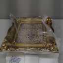 SIMON'S SHOP Vintage Picture Frames 6x8, Brushed Gold Photo Frame for 6 by 8 Image, Baroque Frame for Tabletop and Wall Display