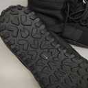 Mens Winter Barefoot Boots Insulated Warm  Fur Lined Minimalist Snow Shoes  Wide Toe Box + Drop Zero Sole (8, Black)