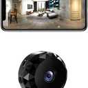 Dome Camera Pet Cam 1080P HD WiFi Wireless Indoor Home Security Surveillance Camera Mini Nanny Cam with App Control Motion Detection (Black)