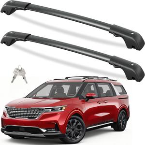 Tuyoung 300lbs Lockable Roof Rack Cross Bars for 2022-2027 KIA Carnival