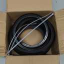 Wheelchair Rear Wheel Replacement Tire, 24 "X 1" Universal Flat-Free Polyurethane Tire,Equipped With Installation Tools, Wheelchair Accessories For All Brands(1 Pair) (Black)