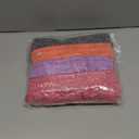 4 Pack Girls Athletic Shorts Dry-Fit Basketball Shorts with Pockets,Girls Running Shorts for Kids Gym Soccer (Medium, Black/Orange/Purple/Hot Pink)