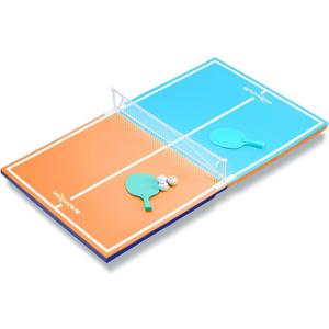 WOOWAVE Floating Ping Pong Table for Pool Party, Pool Ping Pong Table Floating for Swimming Pool Game, Floating Table Tennis Game for Summer Outdoor Fun Including Floating Table, Paddles, Balls, Net