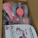 Colorful Lighting Baby Balance Bike Toys for 1 Year Old Girl Gifts, 10-36 Month Toddler Balance Bike, No Pedal 4 Silence Wheels & Soft Seat First Bike, One Year Old Girl Birthday Gifts (Pink)