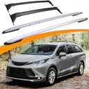 4PCS Roof Rack Cross Bars Fit for Toyota Sienna 2021-2026 200 LBS Side Rails Crossbar Cargo Accessories