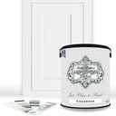 ALL-IN-ONE Paint by Heirloom Traditions, Cashmere (True White), Gallon - Durable cabinet and furniture paint. Built in primer and top coat, no sanding needed. Includes our 30 featured color card. (128 Fl Oz (Pack of 1))