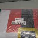 4 Pack Christmas Santa Claus Chair Covers with Legs Christmas Dining Chair Slipcovers Red Black White Back Covers for Home Xmas Holiday Kitchen Decorations Dining Room Office