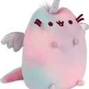 GUND Pusheen Magic Swirl Pusheenicorn Plush Cat Stuffed Animal for Ages 8 and Up, Pink/Blue/Purple, 9.5”