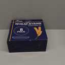 HOTEC 8-Pack 10inch BPA Free Unbreakable Deep Dinner Plates, Wheat Straw Plastic Plates Dishwasher Safe Kitchen Plates Dinnerware Multicolor