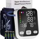 Upper arm Blood Pressure Monitor, 6-Inch Large Backlit Display, Accurate Reading, One-Button Operation, 2-User Mode with 199 Memory Records, Pulse Rate Detection, Blood Pressure Monitors for Home use