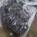 MAXYOYO Folding Sofa Bed, 2 in 1 Convertible Sofa to Lounger Comfy Single Bean Bag Chair for Adults, Floor Sleeper Couch with Handle, Faux Fur Couch Bed for Living Room Bedroom, Black