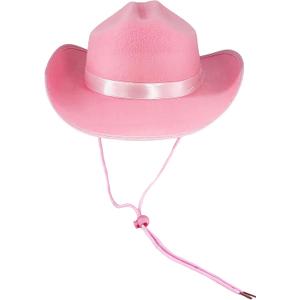 The Dreidel Company Cowboy Felt Western Hat, 22" Circumference Dress Up Costume Clothes for Kids, Pretend Play, Party Favors