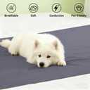 Grounding Crib Sheets, Grounding Bed Sheets 27x52 Inch with Grounding Cord for Sleep Wellness, Grey (Gray)