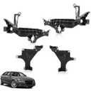 4 Pcs Front Right & Left Headlight Mounting Support Plate Bracket Set