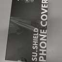 3 x SU - iPhone 16 Plus Premium Gray Suede Magnetic Case - SU.Shield Slim & Protective Design, Compatible with MagSafe, Wireless Charging Suede Case for iPhone 16 Plus (6.7") (Dark Grey (Suede))