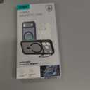 ESR for iPhone 17 Case with Stash Stand, Camera Control Cover Compatible with MagSafe, Military-Grade Drop Protection Magnetic Phone Case for iPhone 17, Scratch-Resistant Back Cover,Clear