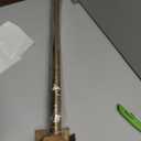 AIZESI One-Piece Brushed Gold Tension Shower Curtain Rod 54-90" No Drilling