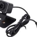 1080P HD Computer Camera with Auto Focusing, Rotatable, and Built in Sensitive Microphone for Online Teaching, Video Calls, and More
