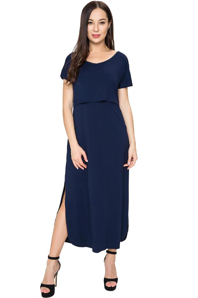 Small Show Nursing Dress (Blue) XL