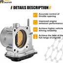 ROADFAR Electric Throttle Body 67-8006 S20137 220300P010 2203031010 for 2003-2009 for Toyota 4Runner | 2007-2009 for Toyota FJ Cruiser | 2005-2015 for Toyota Tacoma | 2005-2011 for Toyota Tundra