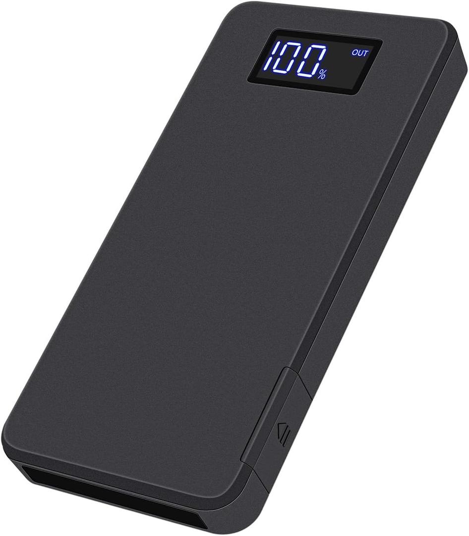 1080P Power Bank Video Recorder, Portable Camera with Motion Detection and Night Vision, Loop Recording Small Security Cam for Home Office Meeting, No WiFi Function