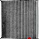 3 Row Aluminum Radiator Compatible with 1992-2000 Honda Civic EG EK Del Sol Integra D16 D15 B16 B18 1992 1993 1994 1995 1996 1997 1998 1999 2000 Full Aluminum Radiator for Honda
