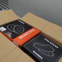 A-Premium 10.42 inch (264.7mm) Rear Brake Drums + Ceramic Shoes Set Compatible with Select Nissan Models - Sentra 2007-2012, Versa 2007-2009, Cube 2009, 6-PC Set