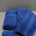 COZYART Royal Blue Bath Towels Set 6 Piece, 2 Bath Towels 2 Hand Towels 2 Washcloths, Luxury 100% Turkish Cotton 650GSM Hotel Quality, Soft, Absorbent, Towel Sets for Bathroom 