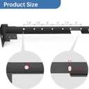 Bed Frame Footboard Extension Brackets Set Attachment Kit, Bolt-on Footboard Extension Bracket Attachment Kit - Fit for Twin,Full,Queen,King Size Bed