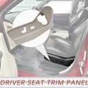 TQPONLY Driver Seat Plastic Trim Cover Panel,Fits Dodge Grand Caravan 2011-2019/Fits 2011-2016 Chrysler Town and Country Left Side Power Seat Switch Control Bezel Shield (Sandstorm-Beige)
