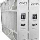 Clean Comfort AMP-11-2025-45 (2-Pack) - 20" x 25" x 4.5" Media Air Filter, MERV 11