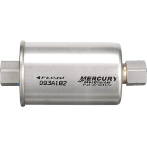 Quicksilver 864572 Replacement Inline Fuel Filter for MerCruiser Sterndrive and Inboard Gasoline Engines