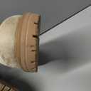 vodvob Women's Chelsea Boots Fashion Slip On Ankle Booties Casual Elastic Chunky Block Booties (8, Nude)