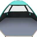 Gorich Beach Tent Sun Shelter for 6 Person with UPF 50+ UV Protection, Lightweight & Easy Setup Beach Shade Canopy, Portable Shade Tent Cabana