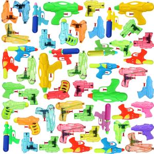 Junkin 25 Pcs Water Guns for Kids Adults Bulk Assorted Colors Mini Water Gun Party Favors for Summer Outdoor Squirt Fighting Beach Game Pool Toys Girls Boys