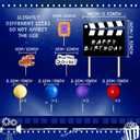 JeVenis 27 PCS Friend Cake Topper Friend Party Decorations Friend Birthday Decorations Balls Cake Topper