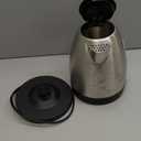 Hamilton Beach Electric Tea Kettle, Water Boiler & Heater, 1.7 Liter, Cordless Serving, 1500 Watts for Fast Boiling, Auto-Shutoff and Boil-Dry Protection, Stainless Steel (40880)